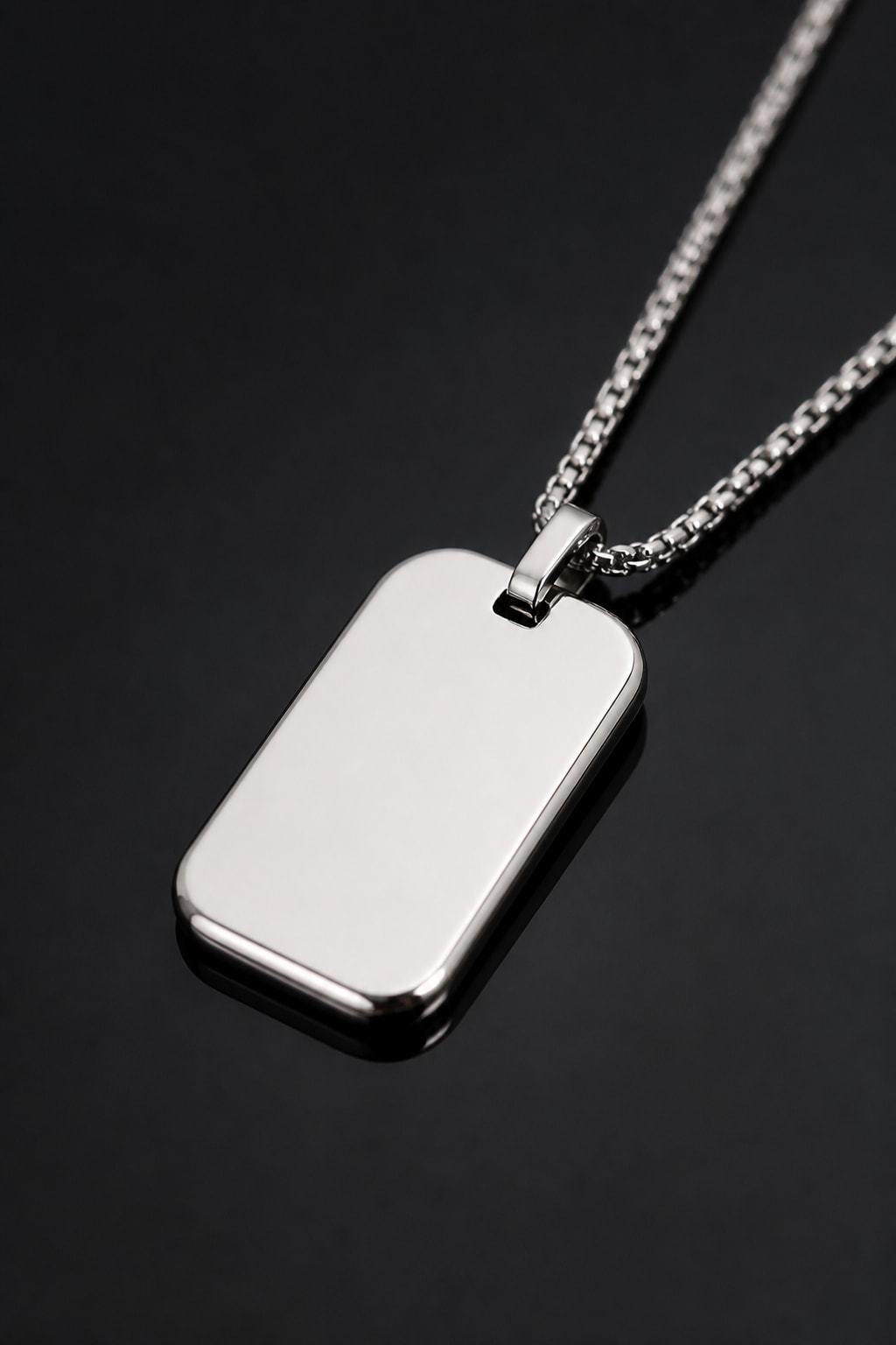 Rectangle Pendant · Silver · Rectangle